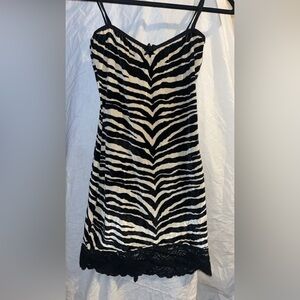 Zebra print dress